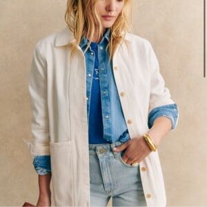 Sezane Ecru Will jacket